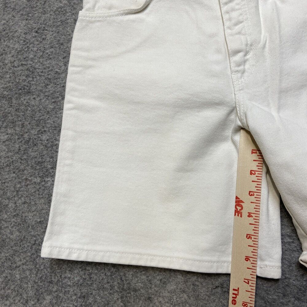 Vintage Levi's‎ 950 Jean Shorts Women's Size 5 White Denim - Picture 4 of 10